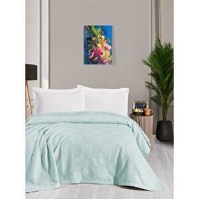 Mulberry Waflle Yeşil 240x260 cm Pike Battaniye