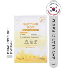 Muldream Glow Rice Mask Aydınlatıcı ve Yenileyici Hassas ve Kuru Cilt Kore 25 ml Kağıt Yüz Maskesi