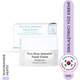 Muldream Turn Over Intensive Facial Cream Niacinamide ve Peptid Sıkılaştırıcı Nemlendirici Kore 50 ml Krem