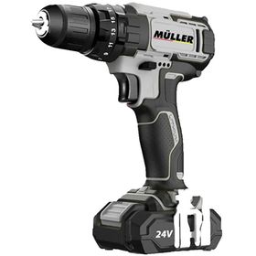 Müller Germany V-Power 2400 Darbeli XR Li-Ion Çift Akülü Şarjlı Vidalama Matkap