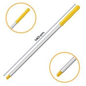 Mulpex Premium Kalite Delikli 140 cm Sarı Alüminyum Eloksallı Sap