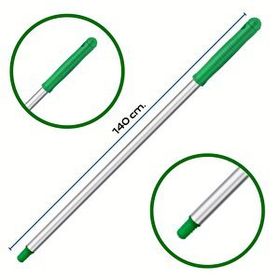 Mulpex Premium Kalite Vidalı 140 cm Yeşil Alüminyum Eloksallı Sap
