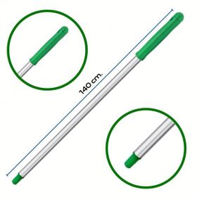 Mulpex Premium Kalite Vidalı 140 cm Yeşil Alüminyum Eloksallı Sap