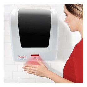 Mulpex Sensörlü Fotoselli Beyaz 21 cm Otomatik Kağıt Havlu Makinesi
