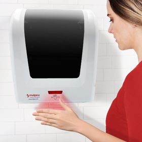 Mulpex Sensörlü Fotoselli Beyaz 21 cm Otomatik Kağıt Havlu Makinesi