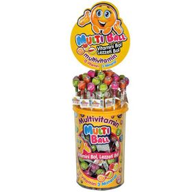 Multiball Multivitamin İçeren 150 Adet Lolipop