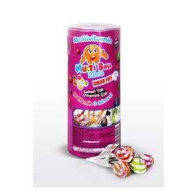 MultiBall Multivitamin Zero 15 Adet Lolipop