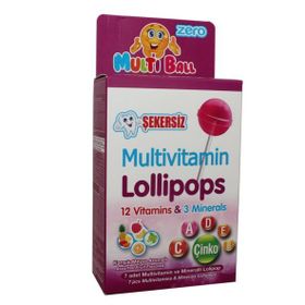 MultiBall Multivitamin Zero 7 Adet Lolipop