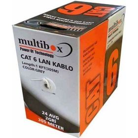 Multibox 23 AWG 305 mt Cat 6 Kablo