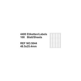 Multiofis 5044 48.5x25.4 mm Laser Etiket