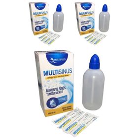 Multiplus 3'lü Paket Sinüs Rinse Burun ve Sinüs Temizleme Kiti