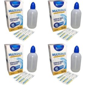 Multiplus 4'lü Set Multi Sinüs Rinse Burun ve Sinüs Temizleme Kiti