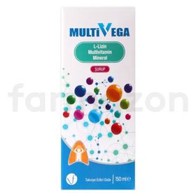Multivega L-Lizin Multivitamin Mineral 150 ml Şurup