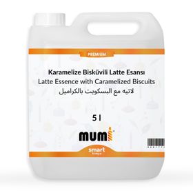 Mumi 5 lt Premium Karamelize Bisküvili Latte Mum Esansı