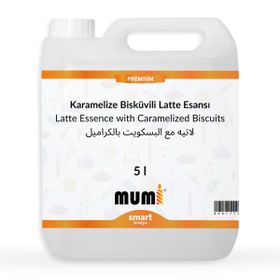 Mumi 5 lt Premium Karamelize Bisküvili Latte Mum Esansı