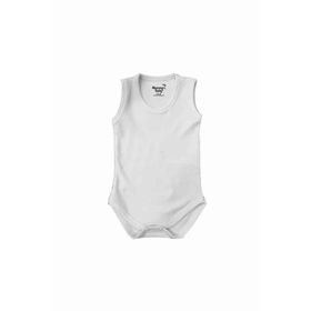 Mummy's Baby Beyaz Atlet Çıtçıtlı Body