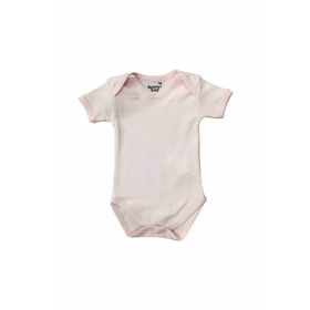 Mummy's Baby Pembe Kısa Kollu Çıtçıtlı Body