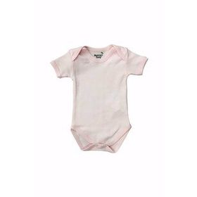 Mummy's Baby Pembe Kısa Kollu Çıtçıtlı Body