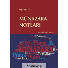Münazara Notları - Engin Arıkan