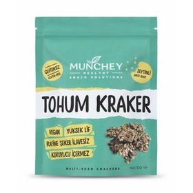 Munchey 100 gr Zeytinli Tohum Kraker (3 adet)