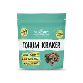 Munchey 40 gr Zeytinli Tohum Kraker (3 adet)