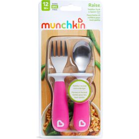 Munchkin 12 Ay+ Mavi 2 Adet Çocuk Çatal Kaşık Seti