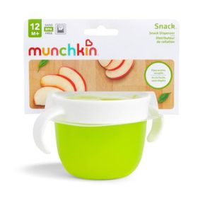 Munchkin 266 ml 12 Ay+ Yeşil 1 Adet Atıştırmalık Kabı Güvenli Kapatılabilir Kapaklı
