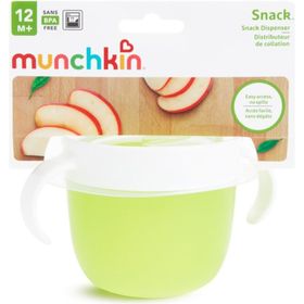 Munchkin 266 ml 12 Ay+ Yeşil 1 Adet Atıştırmalık Kabı Güvenli Kapatılabilir Kapaklı