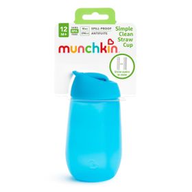 Munchkin 296 ml 12 Ay+ Mavi Simple Clean Pipetli Alıştırma Bardağı