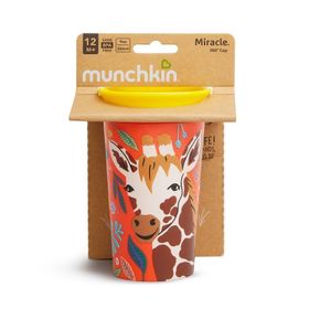 Munchkin Miracle 266 ml Zürafa Desenli 1+ Yaş 360 Derece Alıştırma Bardağı