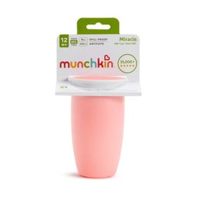 Munchkin Mucize 296 ml Pembe 360 Derece 12 Ay+ Alıştırma Bardağı