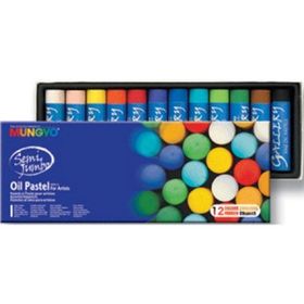 Mungyo 12 Renk Semi Jumbo Oil Pastel