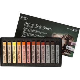 Mungyo 12 Renk Toprak Ton Gallery Tam Boy Soft Pastel Set