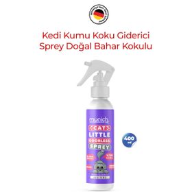 Munich Vet Doğal Bahar Kokulu 400 ml Kedi Kumu Koku Giderici Sprey