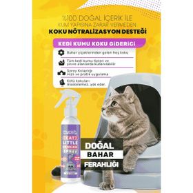 Munich Vet Doğal Bahar Kokulu 400 ml Kedi Kumu Koku Giderici Sprey