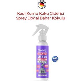 Munich Vet Doğal Bahar Kokulu 400 ml Kedi Kumu Koku Giderici Sprey