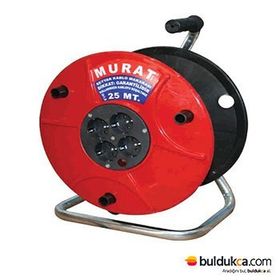 Murat 50 mt Seyyar Makaralı Uzatma Kablo