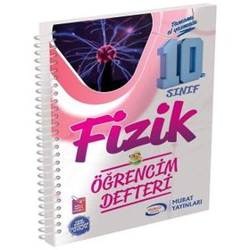 Murat Yayınları 10. Sınıf Fizik Öğrencim Defteri