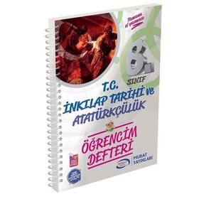 Murat Yayınları 8. Sınıf T.C. İnkılap Tarihi Ve Atatürkçülük Öğrencim Defteri
