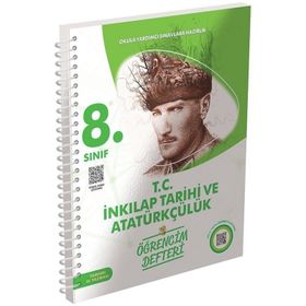 Murat Yayınları 8. Sınıf T.C. İnkılap Tarihi Ve Atatürkçülük Öğrencim Defteri