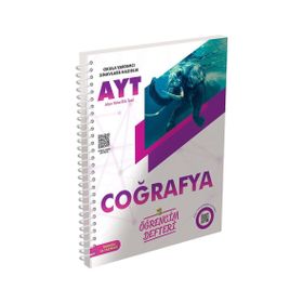Murat Yayınları AYT Coğrafya Öğrencim Defteri