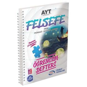 Murat Yayınları AYT Felsefe Grubu Öğrencim Defteri