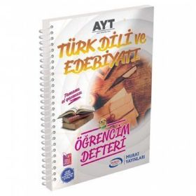 Murat Yayınları AYT Türk Dili ve Edebiyatı Öğrencim Defteri