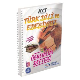Murat Yayınları AYT Türk Dili ve Edebiyatı Öğrencim Defteri