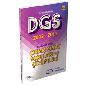 Murat Yayınları DGS 2013-2017 Tamamı Orijinal Çıkmış Sınav Soruları ve Çözümleri