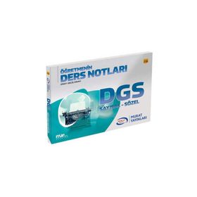 Murat Yayınları DGS Sayısal - Sözel Öğretmenin Ders Notları