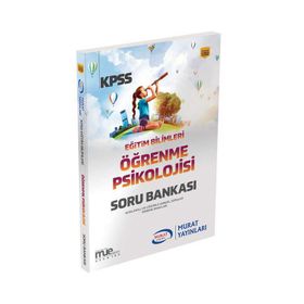 Murat Yayınları KPSS Eğitim Bilimleri Öğrenme Psikolojisi Soru Bankası