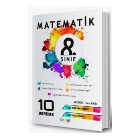 Mürekkep Yayınları 8. Sınıf Matematik 10 Deneme
