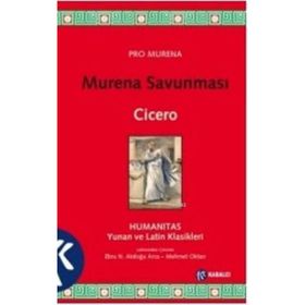 Murena Savunması - Marcus Tullius Cicero