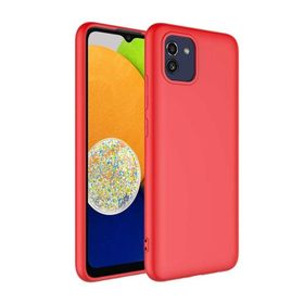 Musal Galaxy A03 Lansman Tasarım İç Yüzeyi Kadife Silikon Kılıf